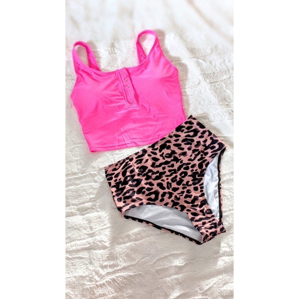 NWT High waisted tankini